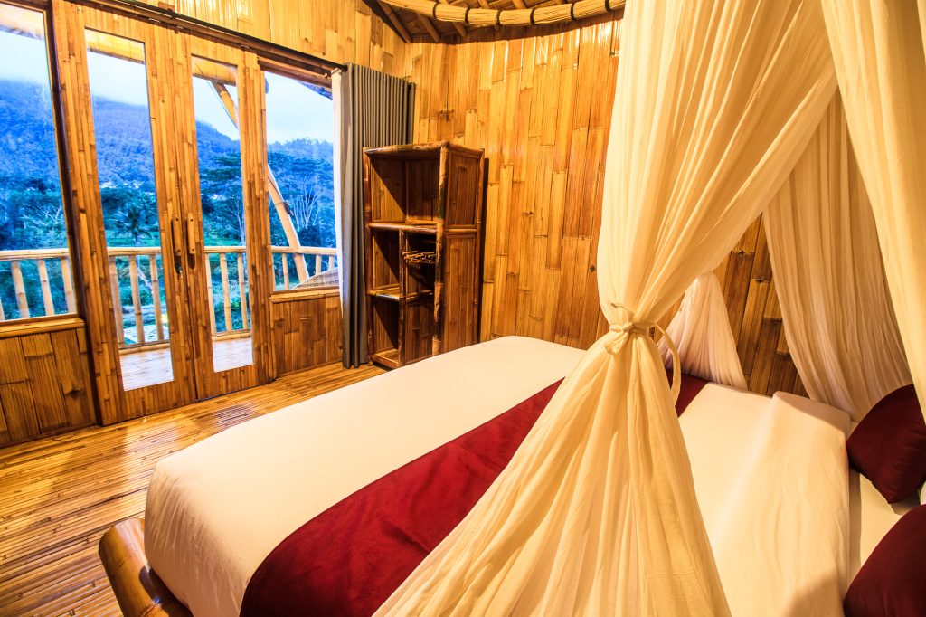 Uma D Mapad Sidemen – Hand‑crafted bamboo bedroom interior, Sidemen Bali